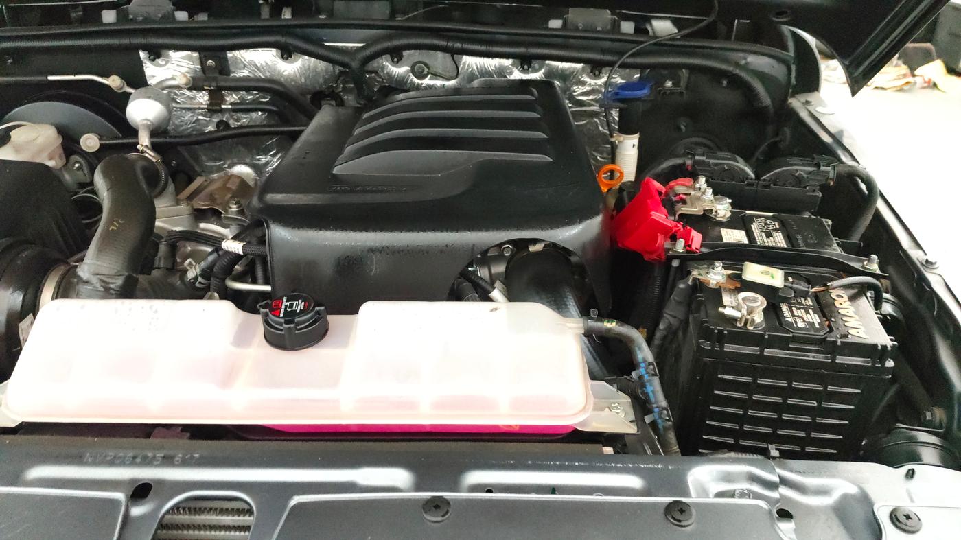2023 Mahindra Thar LX P 2WD AT HT, Petrol, Automatic, 15,201 km, Engine View - Left