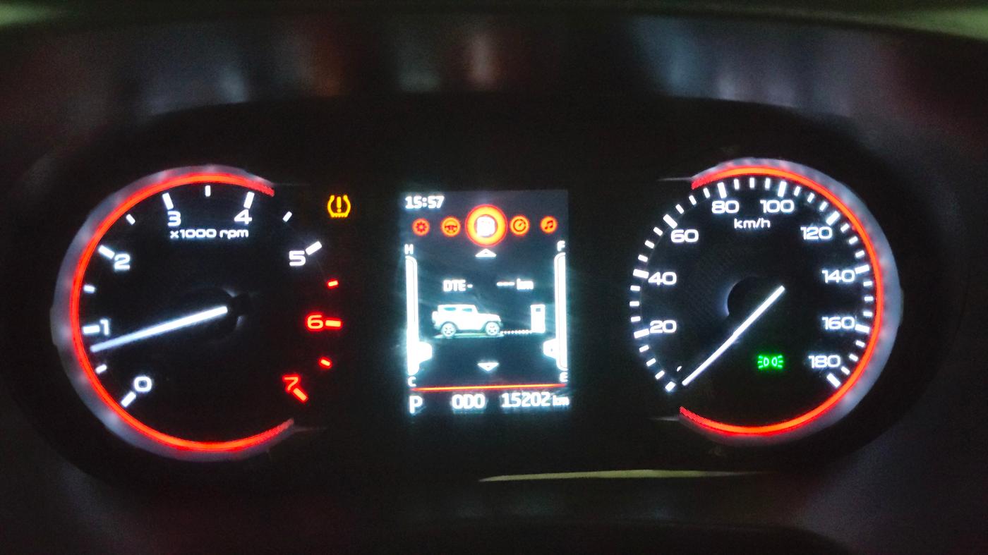 2023 Mahindra Thar LX P 2WD AT HT, Petrol, Automatic, 15,201 km, Odometer Image