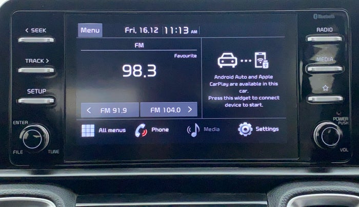 2021 KIA SONET HTK+ 1.5 D AT, Diesel, Automatic, 32,686 km, Infotainment System