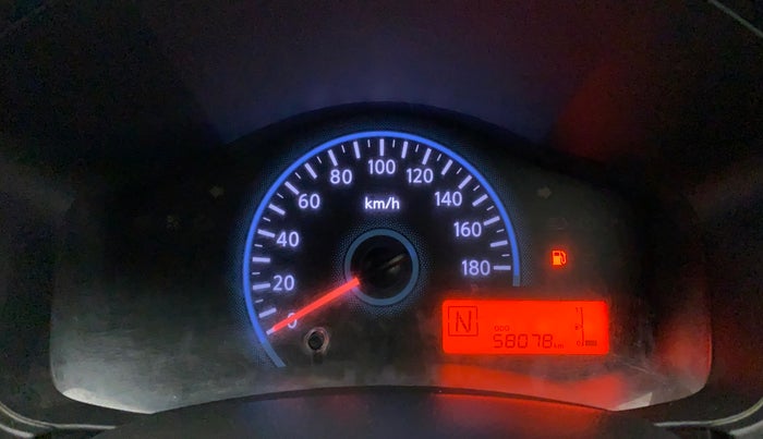 2018 Datsun Redi Go T(O) 1.0 AMT, Petrol, Automatic, 58,078 km, Odometer Image