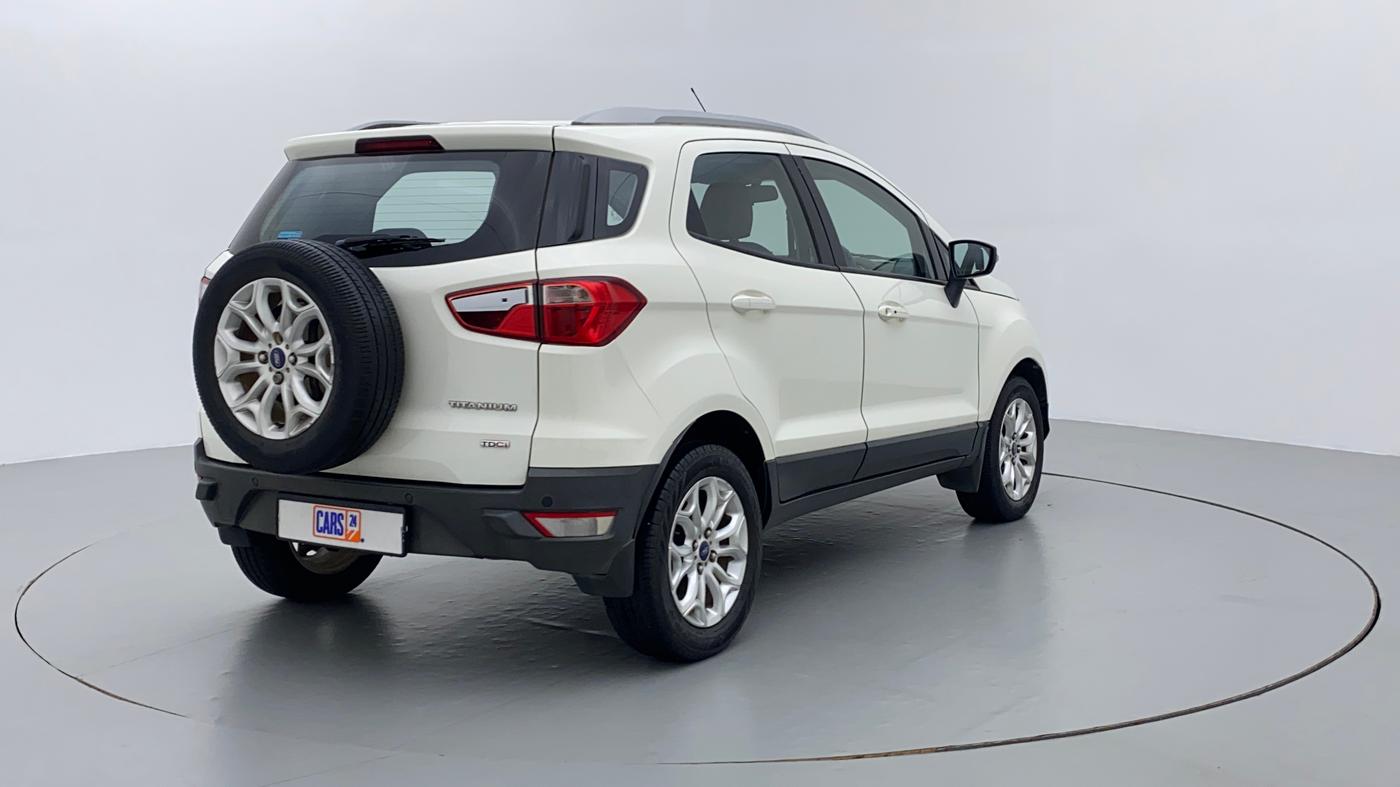 2013 Ford Ecosport 1.5 TITANIUMTDCI OPT, Diesel, Manual, 56,288 km, Right Back Diagonal
