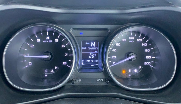 2018 Tata NEXON XZA+ 1.2 Dual Tone, Petrol, Automatic, 75,382 km, Odometer Image