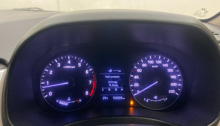 2019 Hyundai Creta SX (O) EXECUTIVE 1.6 PETROL, Petrol, Manual, 1,02,019 km, Odometer Image