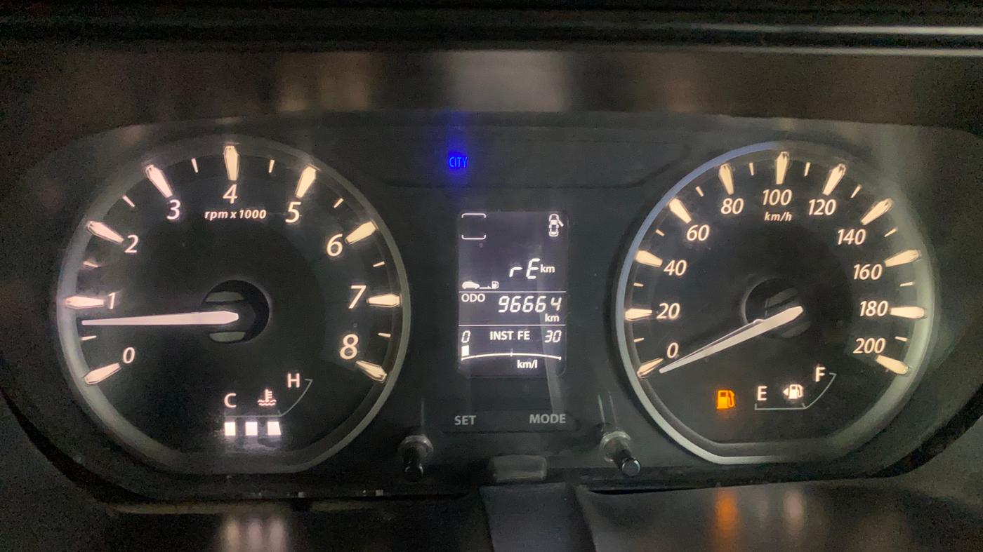 2016 Tata Zest XMS PETROL, Petrol, Manual, 96,724 km, Odometer Image
