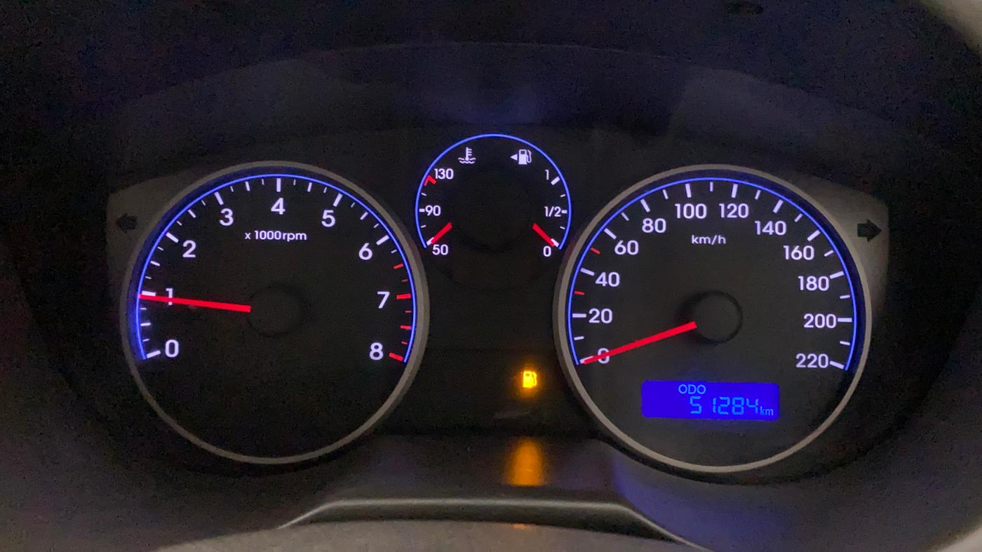 2013 Hyundai i20 MAGNA (O) 1.2, Petrol, Manual, 51,380 km, Odometer Image