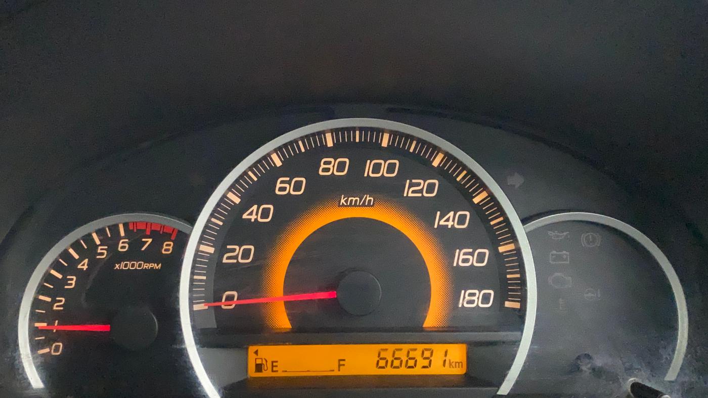 2013 Maruti Wagon R 1.0 VXI, CNG, Manual, 66,823 km, Odometer Image