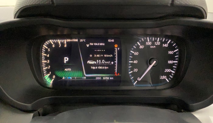2023 Tata ALTROZ XZA PLUS, Petrol, Automatic, 53,702 km, Odometer Image