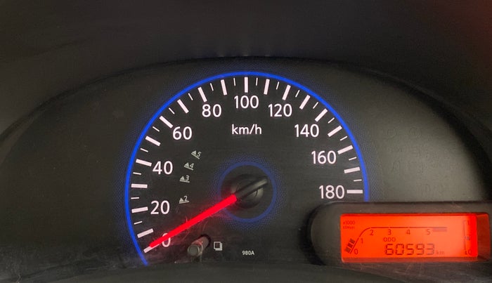 2015 Datsun Go Plus T, Petrol, Manual, 60,589 km, Odometer Image