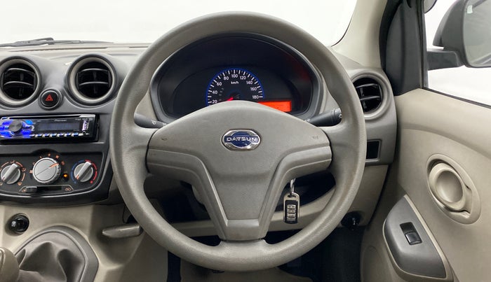 2015 Datsun Go Plus T, Petrol, Manual, 60,589 km, Steering Wheel Close Up