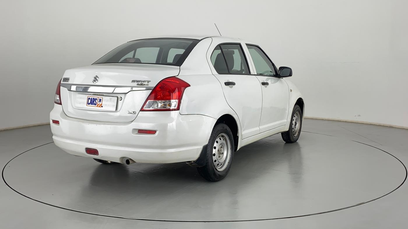 2011 Maruti Swift Dzire LXI, Petrol, Manual, 88,522 km, Right Back Diagonal