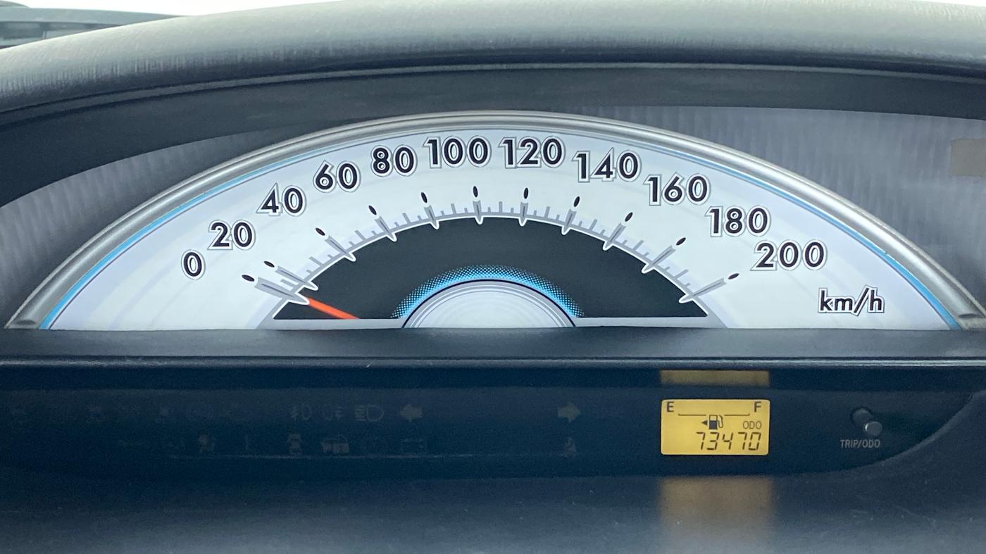 2011 Toyota Etios G, CNG, Manual, 73,470 km, Odometer Image