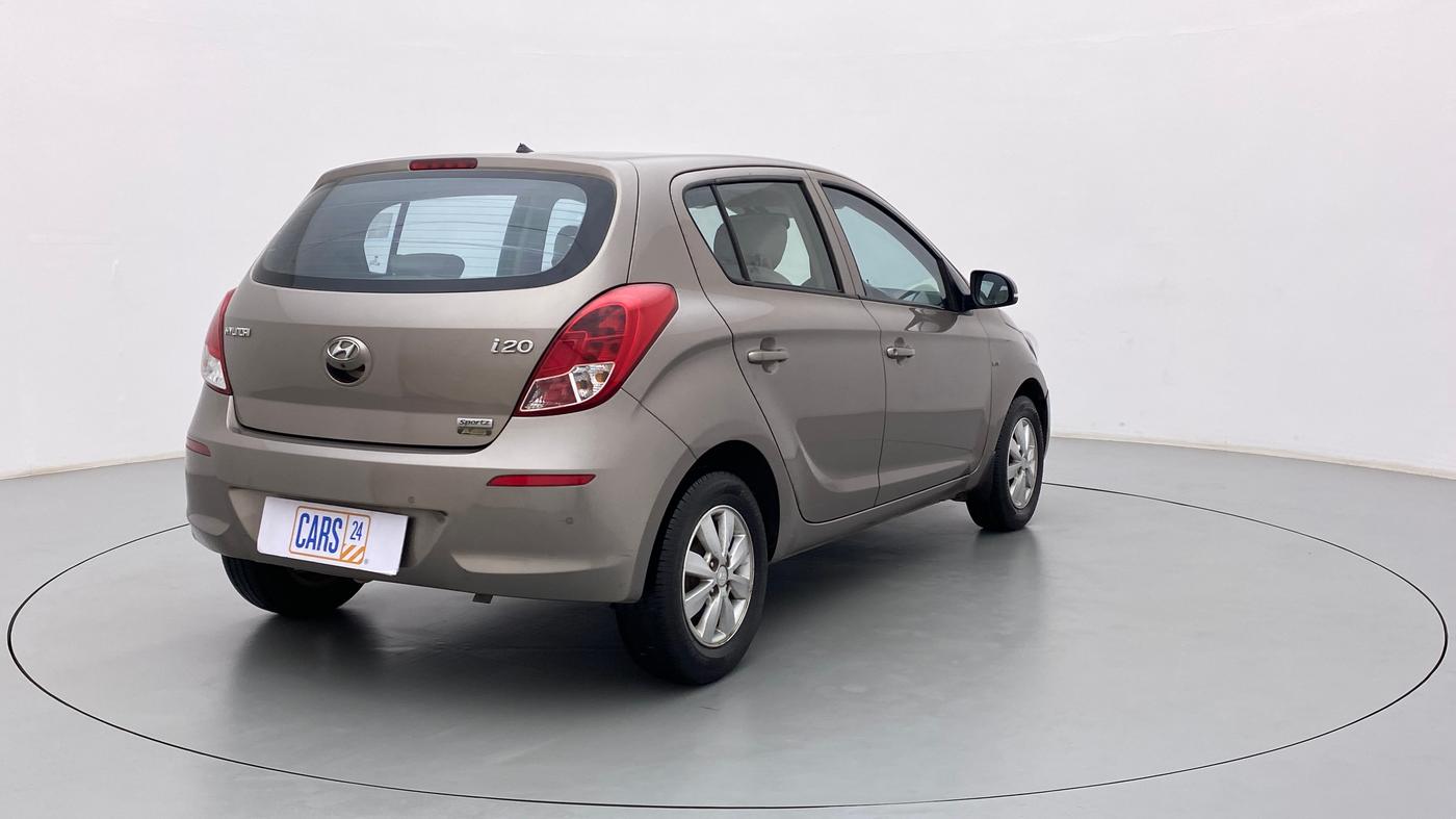 2013 Hyundai i20 SPORTZ 1.2, Petrol, Manual, 53,373 km, Right Back Diagonal