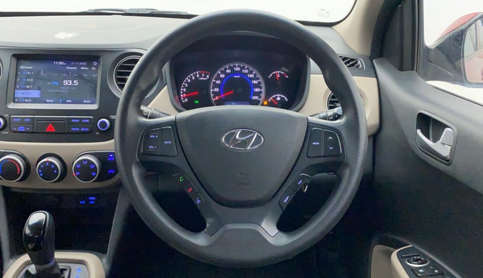 2018 Hyundai Grand i10 SPORTZ AT 1.2 KAPPA VTVT, Petrol, Automatic, 52,383 km, Steering Wheel Close Up