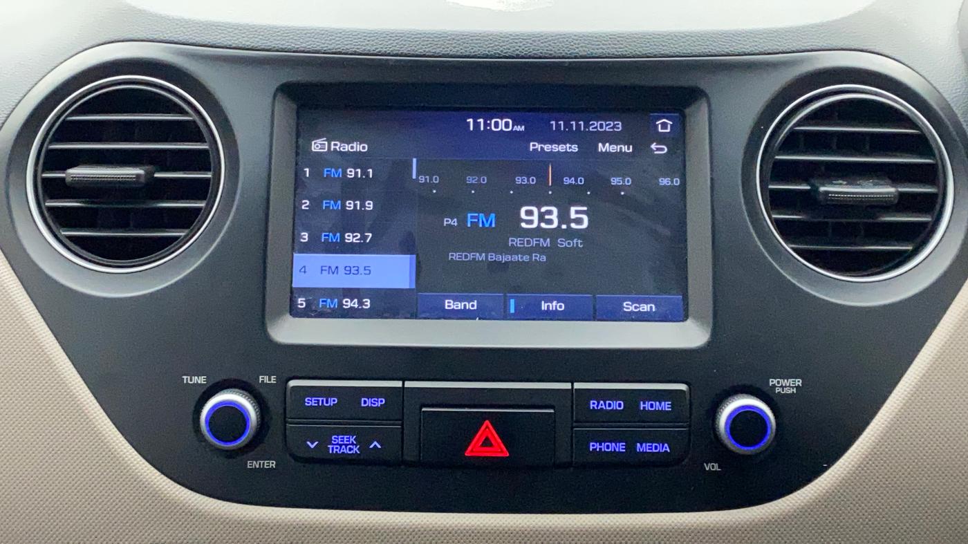 2018 Hyundai Grand i10 SPORTZ AT 1.2 KAPPA VTVT, Petrol, Automatic, 52,383 km, Infotainment System