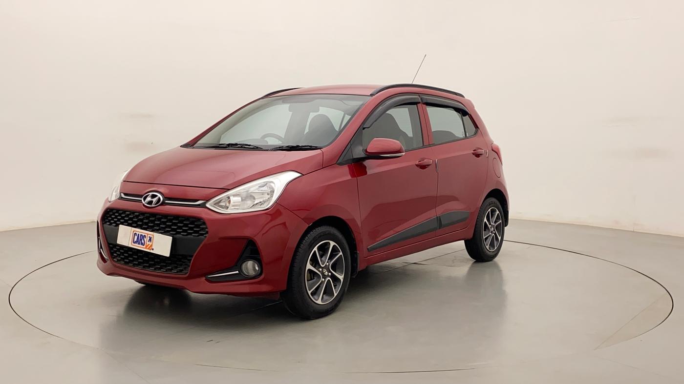 2018 Hyundai Grand i10 SPORTZ AT 1.2 KAPPA VTVT, Petrol, Automatic, 52,383 km, Left Front Diagonal