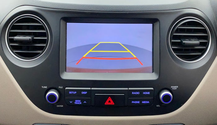 2018 Hyundai Grand i10 SPORTZ AT 1.2 KAPPA VTVT, Petrol, Automatic, 52,383 km, Parking Camera