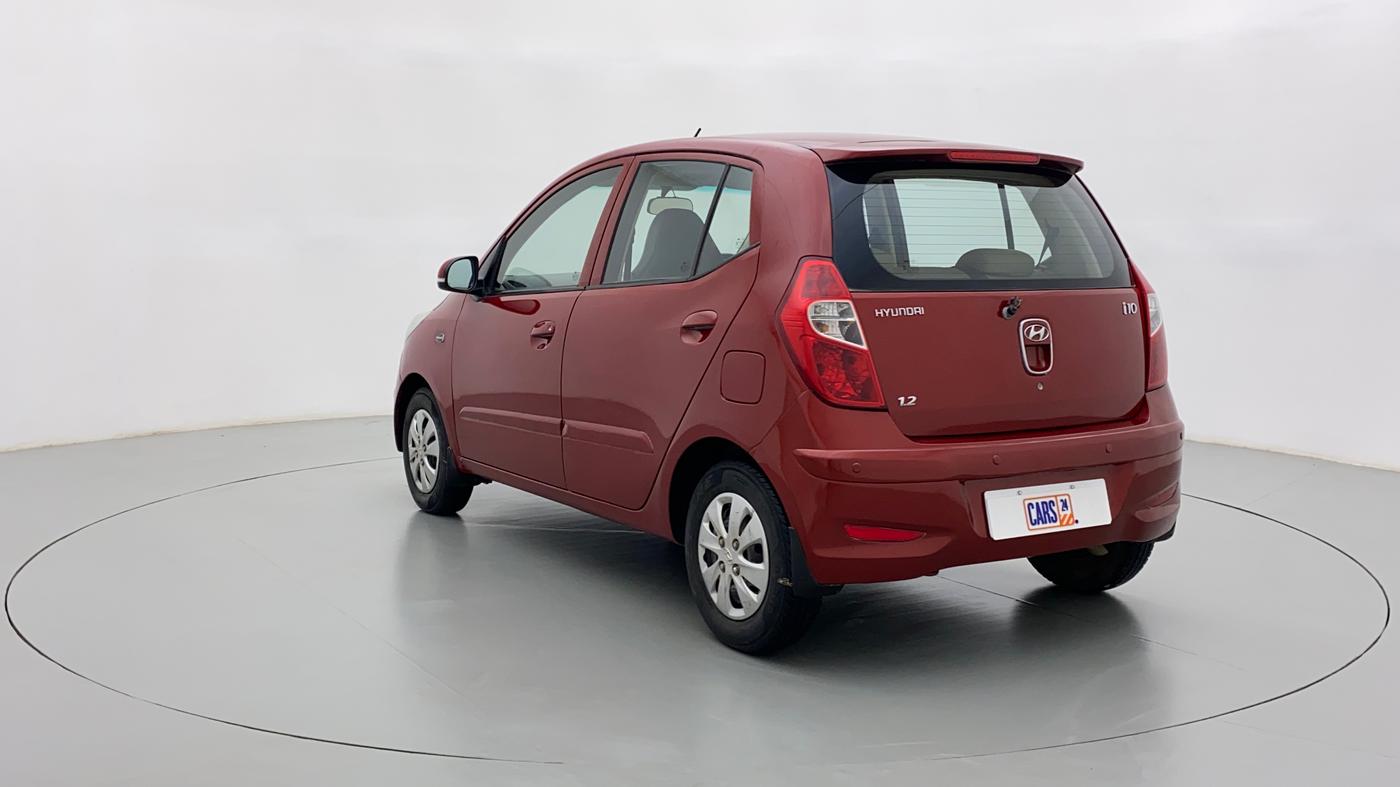 2012 Hyundai i10 SPORTZ 1.2 KAPPA2, Petrol, Manual, 28,604 km, Left Back Diagonal
