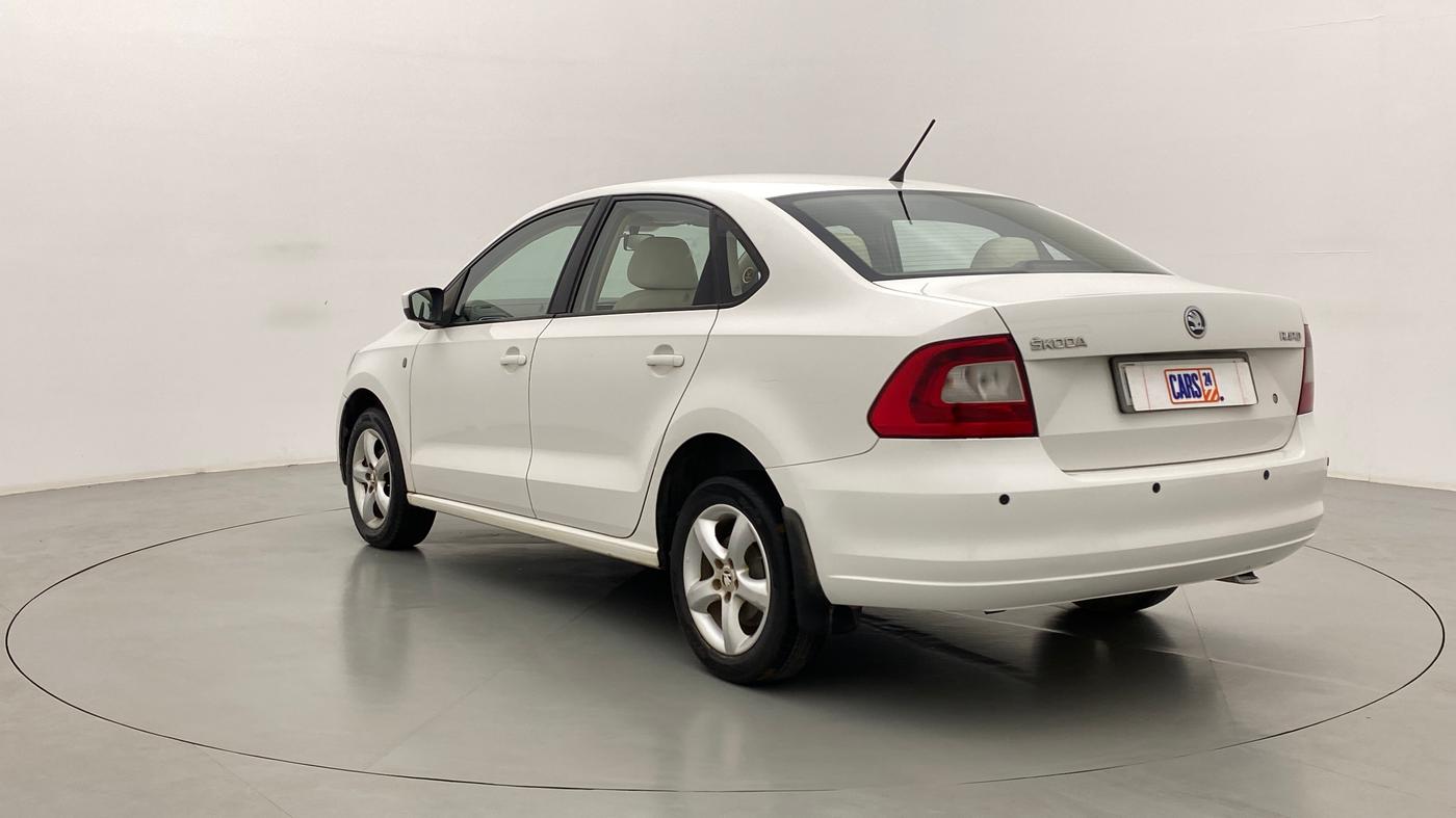 2015 Skoda Rapid 1.5 TDI MT Ambition Plus, Diesel, Manual, 70,233 km, Left Back Diagonal