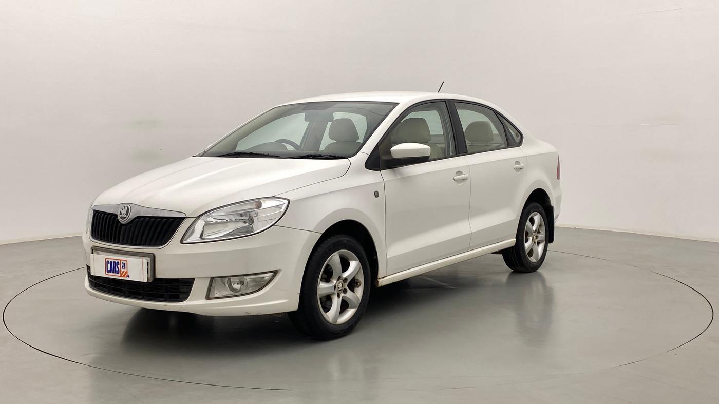 2015 Skoda Rapid 1.5 TDI MT Ambition Plus, Diesel, Manual, 70,233 km, Left Front Diagonal