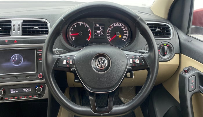 2019 Volkswagen Ameo HIGHLINE PLUS 1.0L 16 ALLOY, Petrol, Manual, 29,292 km, Steering Wheel Close Up