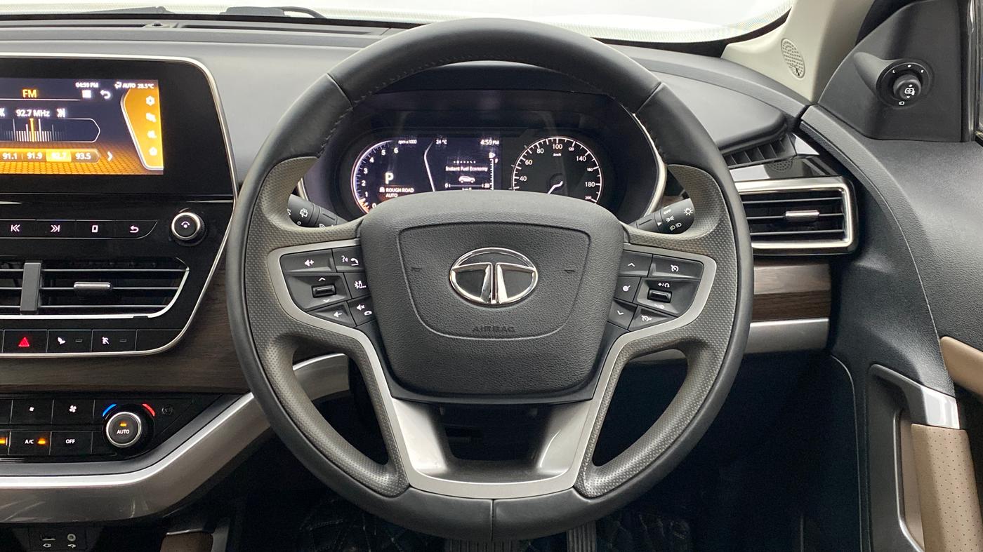 2022 Tata Harrier XZA PLUS, Diesel, Automatic, 10,037 km, Steering Wheel Close Up