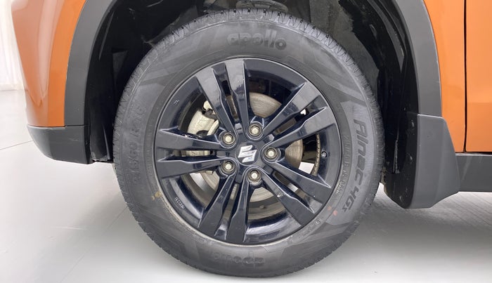 2018 Maruti Vitara Brezza ZDI+ DUAL TONE AMT, Diesel, Automatic, 56,825 km, Left Front Wheel