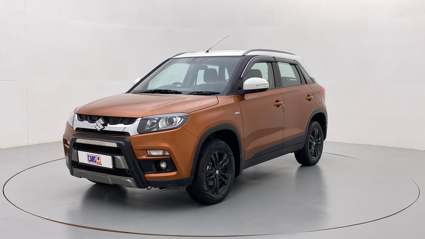 2018 Maruti Vitara Brezza ZDI+ DUAL TONE AMT, Diesel, Automatic, 56,825 km, Left Front Diagonal
