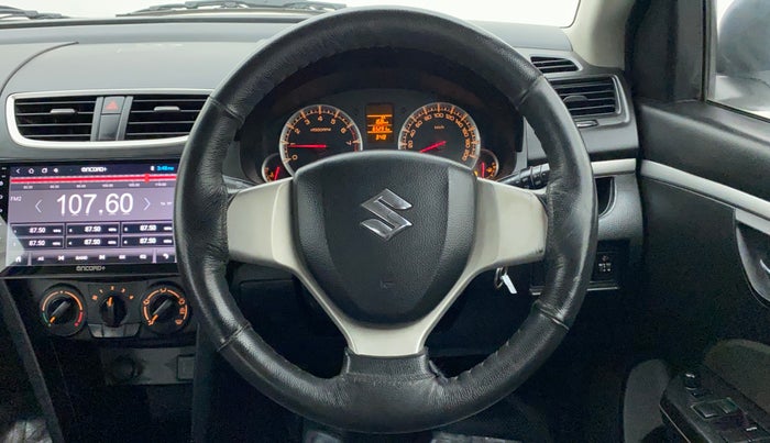 2015 Maruti Swift VXI, Petrol, Manual, 65,291 km, Steering Wheel Close Up