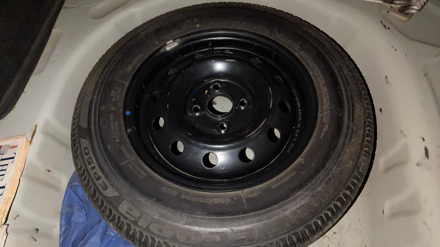 2019 Maruti Dzire VXI, Petrol, Manual, 78,493 km, Spare Tyre