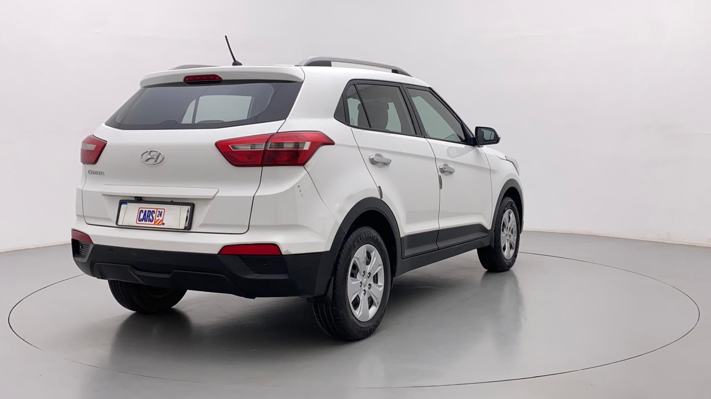 2017 Hyundai Creta E PLUS 1.6 PETROL, Petrol, Manual, 71,922 km, Right Back Diagonal