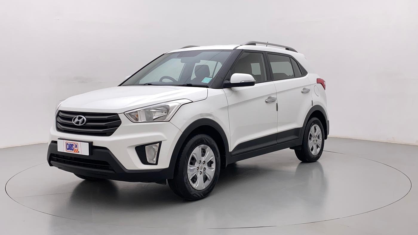 2017 Hyundai Creta E PLUS 1.6 PETROL, Petrol, Manual, 71,922 km, Left Front Diagonal