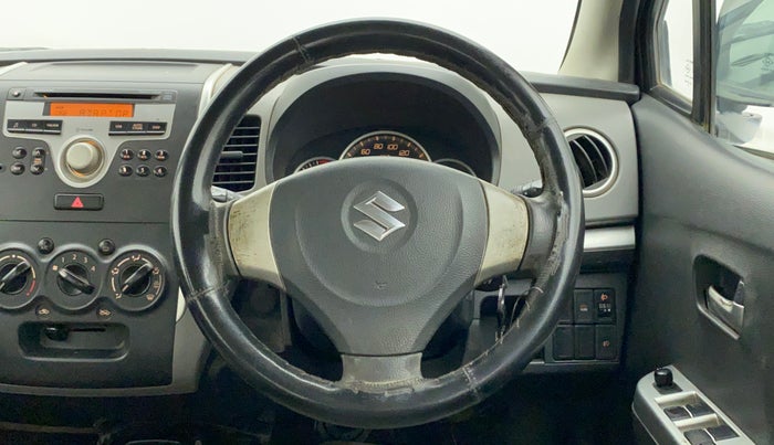 2010 Maruti Wagon R 1.0 VXI, Petrol, Manual, 59,180 km, Steering Wheel Close Up
