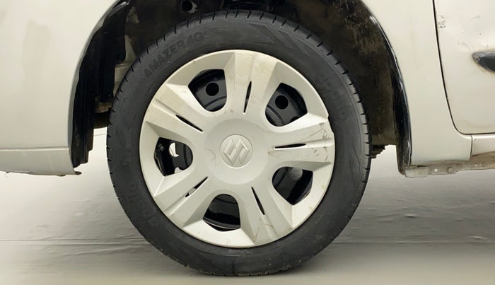 2010 Maruti Wagon R 1.0 VXI, Petrol, Manual, 59,180 km, Left Front Wheel