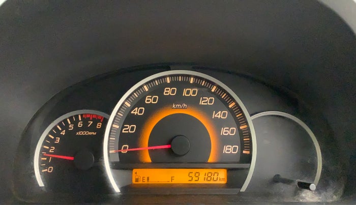 2010 Maruti Wagon R 1.0 VXI, Petrol, Manual, 59,180 km, Odometer Image