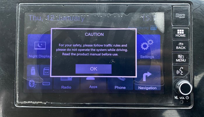 2018 Honda City V CVT, Petrol, Automatic, 46,221 km, Infotainment System