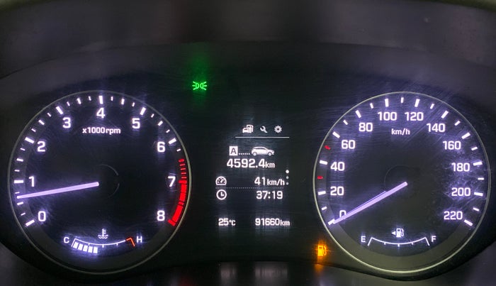 2016 Hyundai Elite i20 ASTA 1.2 (O), Petrol, Manual, 91,660 km, Odometer Image