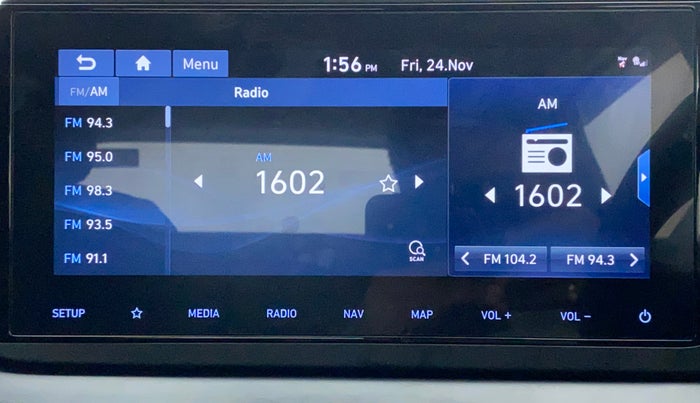 2021 Hyundai NEW I20 ASTA (O) 1.2 MT, Petrol, Manual, 23,738 km, Infotainment System