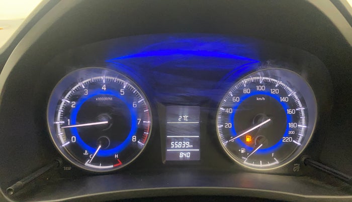 2019 Maruti Baleno DELTA PETROL 1.2, Petrol, Manual, 55,801 km, Odometer Image