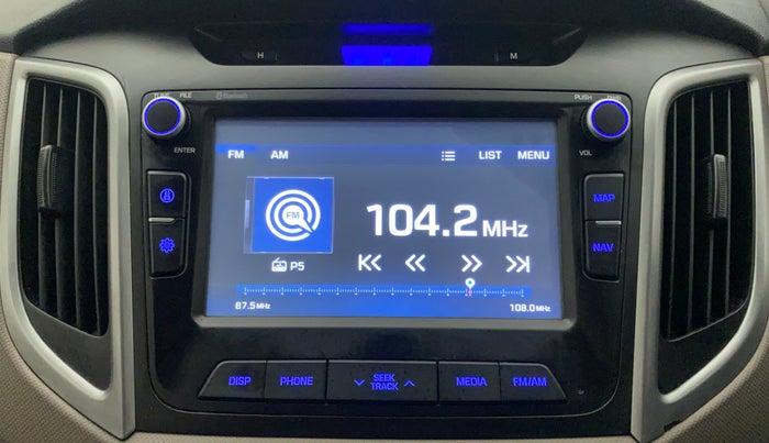2017 Hyundai Creta SX PLUS AT 1.6 PETROL, Petrol, Automatic, 91,142 km, Infotainment System