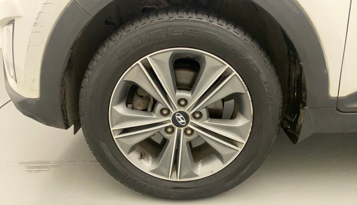2017 Hyundai Creta SX PLUS AT 1.6 PETROL, Petrol, Automatic, 91,142 km, Left Front Wheel