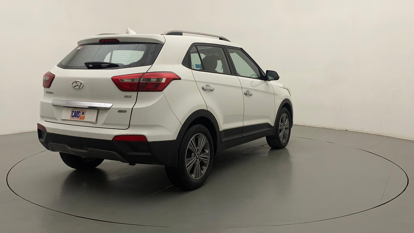 2017 Hyundai Creta SX PLUS AT 1.6 PETROL, Petrol, Automatic, 91,142 km, Right Back Diagonal