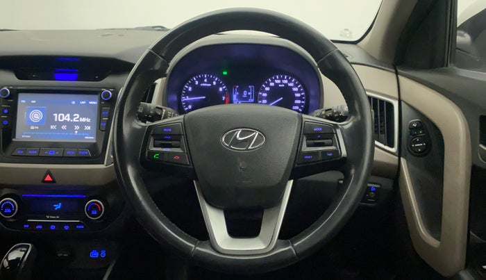 2017 Hyundai Creta SX PLUS AT 1.6 PETROL, Petrol, Automatic, 91,142 km, Steering Wheel Close Up