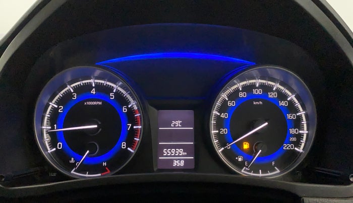 2016 Maruti Baleno DELTA PETROL 1.2, Petrol, Manual, 55,931 km, Odometer Image