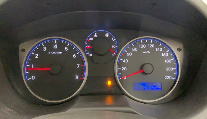 2013 Hyundai i20 MAGNA (O) 1.2, Petrol, Manual, 57,185 km, Odometer Image