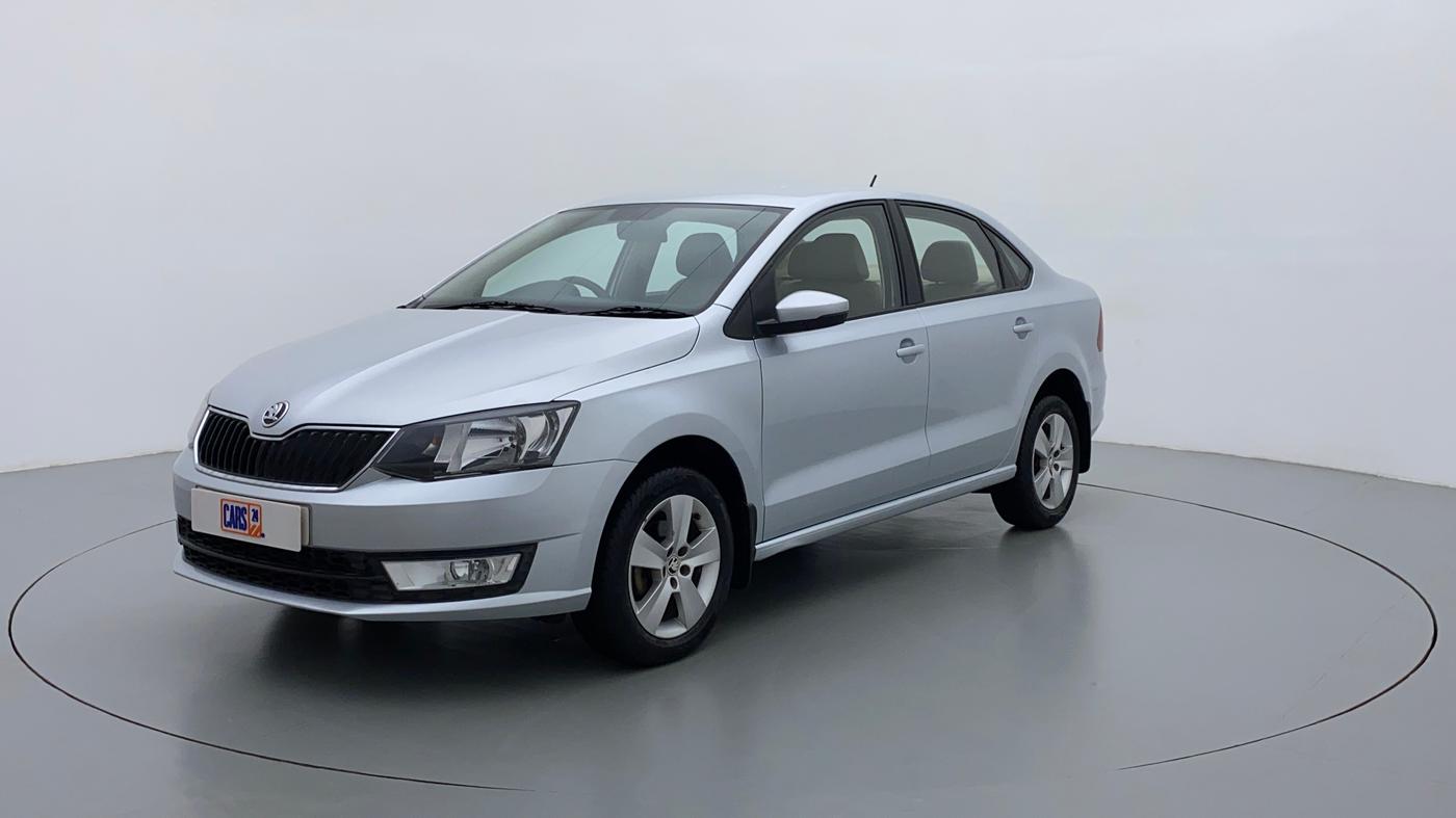 2017 Skoda Rapid AMBITION 1.6 MPFI MT, Petrol, Manual, 22,548 km, Left Front Diagonal