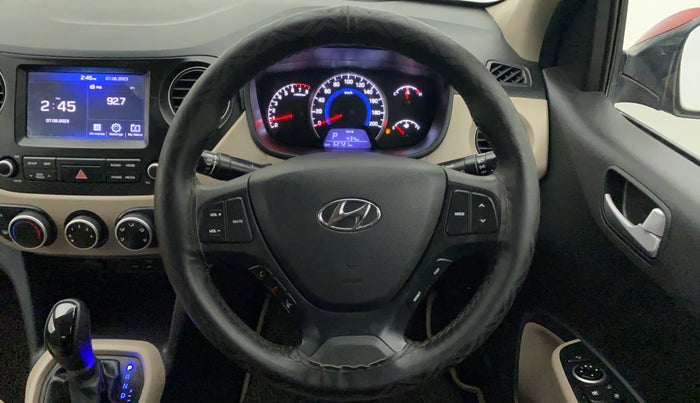 2017 Hyundai Grand i10 SPORTZ (O) AT 1.2 KAPPA VTVT, Petrol, Automatic, 62,721 km, Steering Wheel Close Up