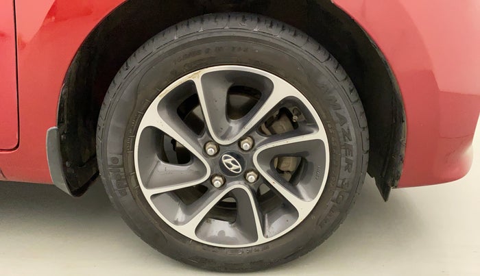 2017 Hyundai Grand i10 SPORTZ (O) AT 1.2 KAPPA VTVT, Petrol, Automatic, 62,721 km, Right Front Wheel