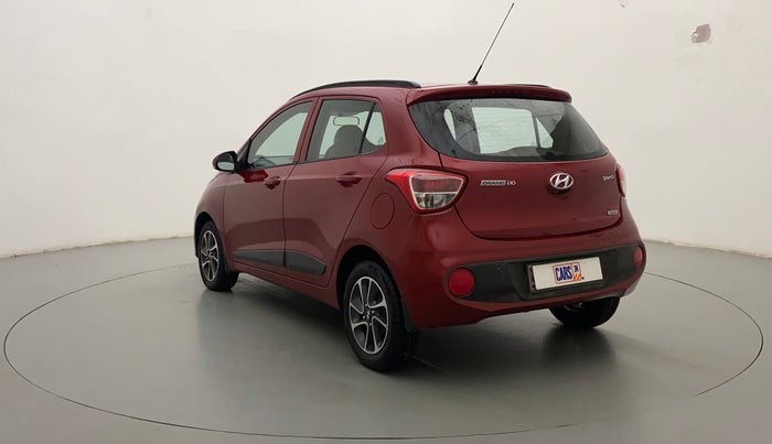 2017 Hyundai Grand i10 SPORTZ (O) AT 1.2 KAPPA VTVT, Petrol, Automatic, 62,721 km, Left Back Diagonal