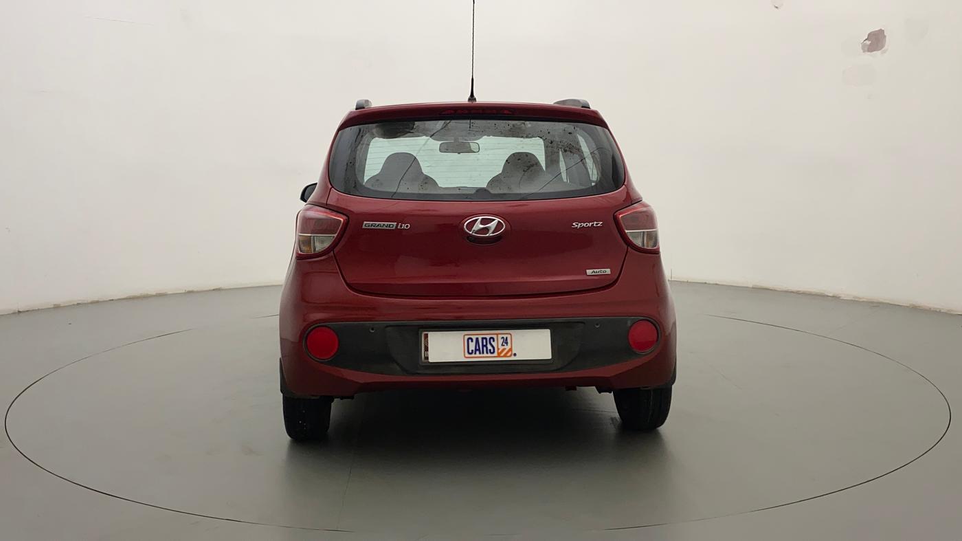 2017 Hyundai Grand i10 SPORTZ (O) AT 1.2 KAPPA VTVT, Petrol, Automatic, 62,721 km, Back/Rear