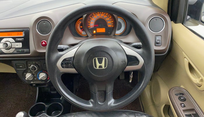 2013 Honda Brio 1.2 S MT I VTEC, Petrol, Manual, 30,608 km, Steering Wheel